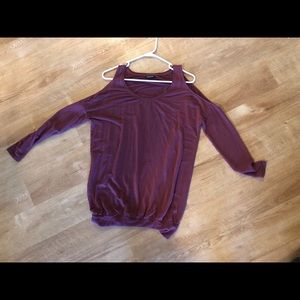 Express cold shoulder sweater